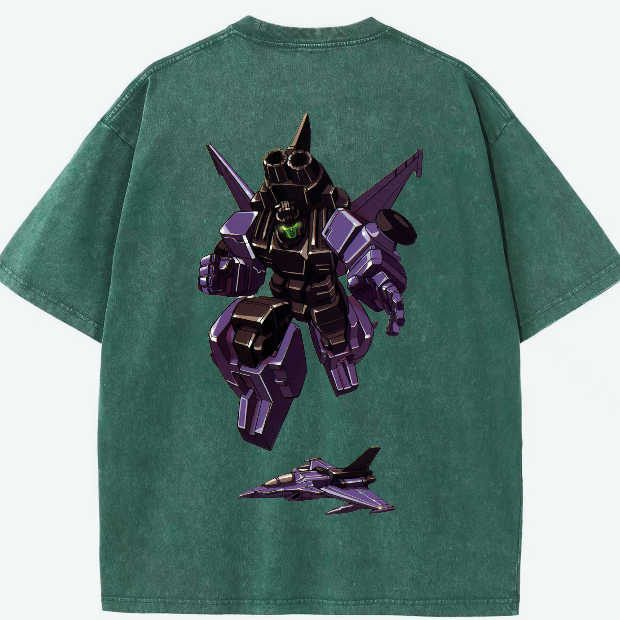 （画像用）  綿100% ヴィンテージ風 半袖Tシャツ（背面プリント）